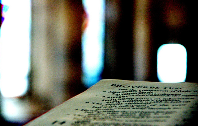 Bible on Pulpit